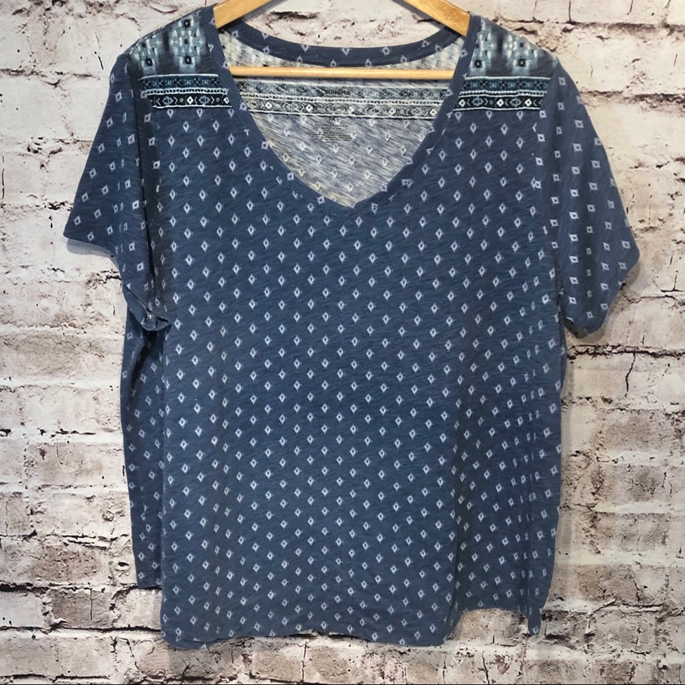 Women’s Sonoma Symmetrical Shapes Pattern T-Shirt